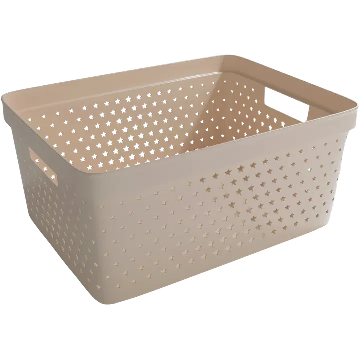 Nordiska Plast säilytyslaatikko Star 4,5 l warm grey