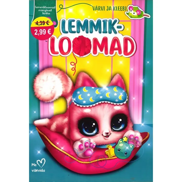 Lemmikloomad (värvi ja kleebi)