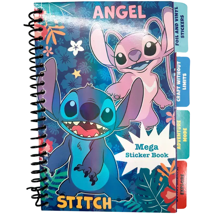 Stitch mega klistermärkebok
