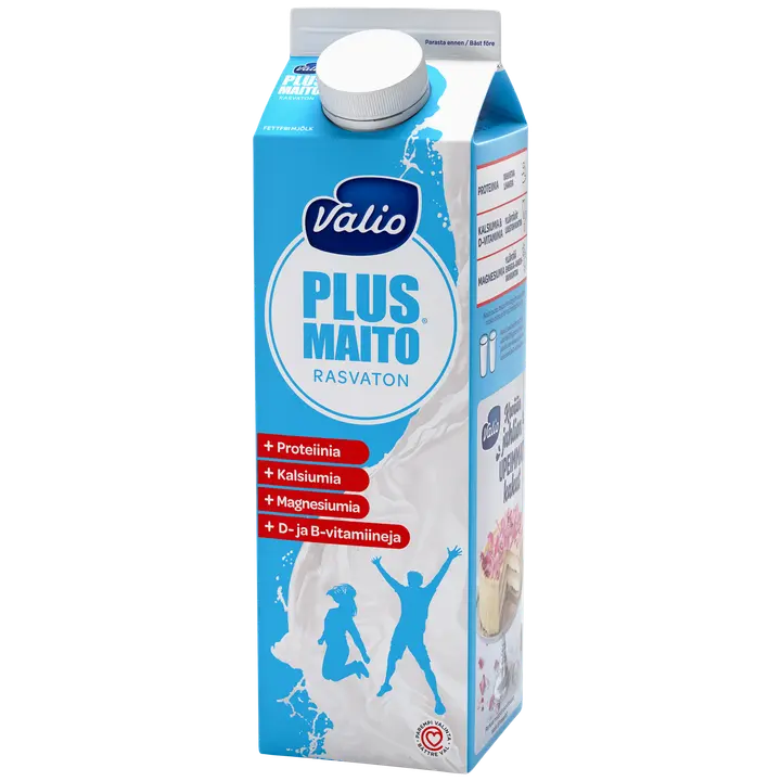 Valio Plus™ rasvaton maito 1 l