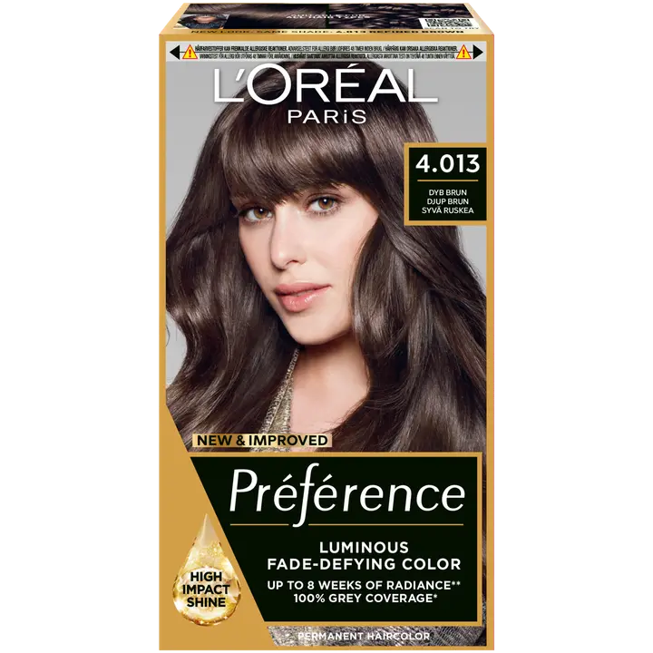 Juuksevärv preference 4.013 šikk pruun