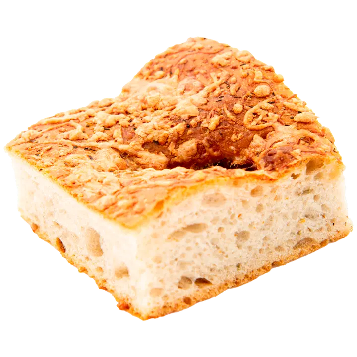 Tomaatti-Mozzarella Focaccia n. 70 g, sulatettu