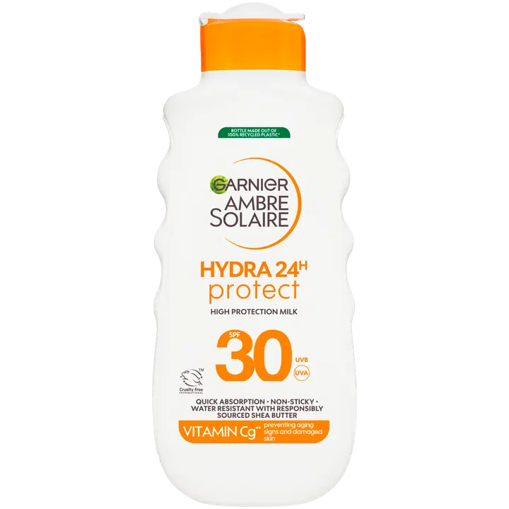 Garnier Ambre Solaire Hydra 24H Protect aurinkosuoja SPF30 normaalille iholle 175 ml