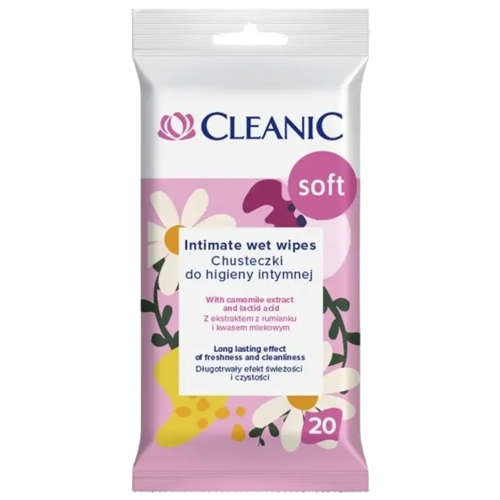 Intiimhügieeni Cleanic salvrätikud 20tk
