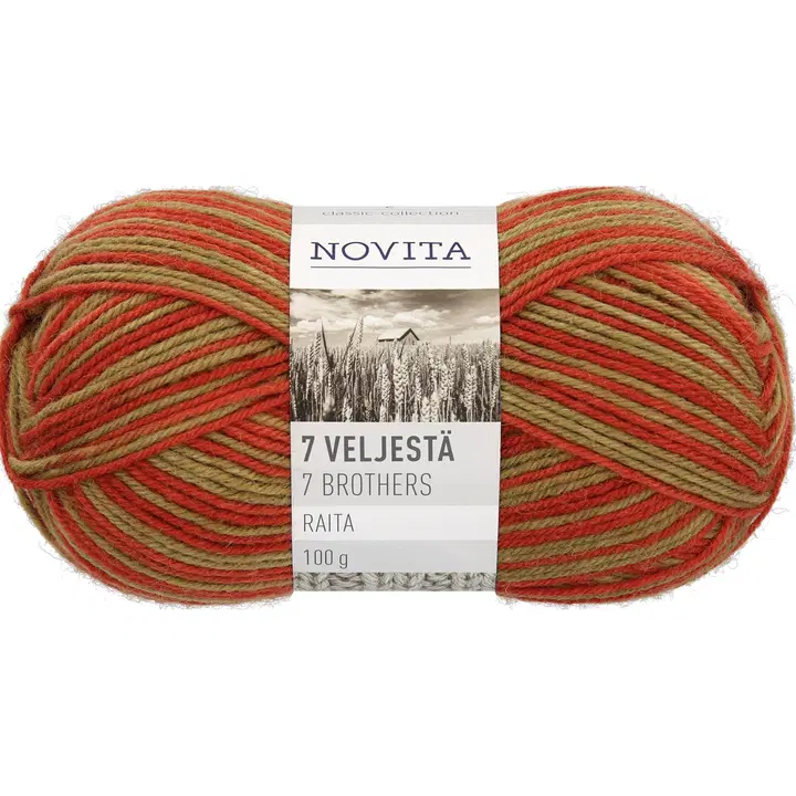 Novita 7 Veljestä Raita 100g mausteyrtti 892