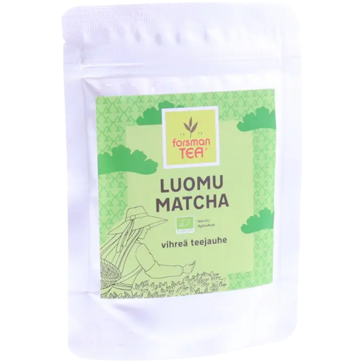 Forsman tea Luomu Matcha vihreä teejauhe vakuumipussi 50 g