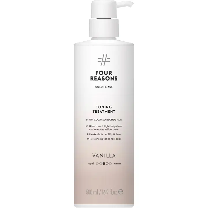 Four Reasons Color Mask Toning Treatment sävyttävä tehohoito Vanilla 500 ml