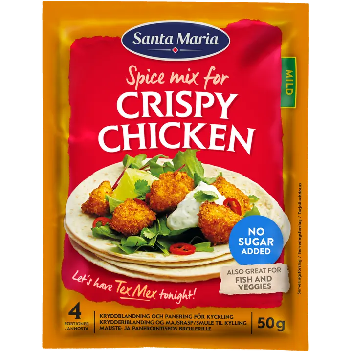 Santa Maria Crispy Chicken Spice Mix Mausteseos kanalle 50 g