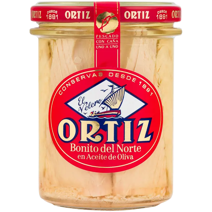 Ortiz valkotonnikala oliiviöljyssä 220g