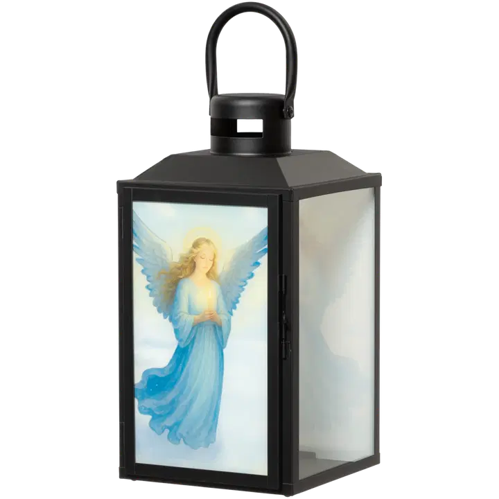 Latern ingel 33 cm