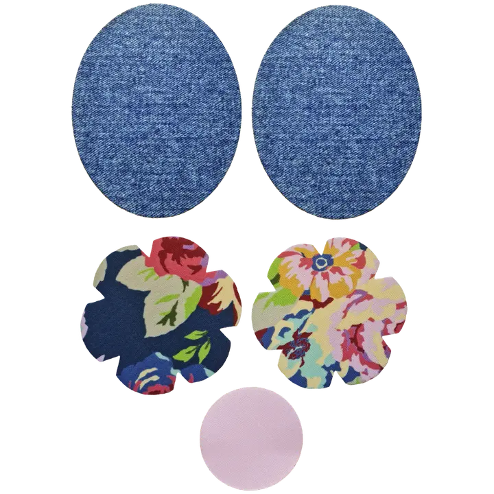 FabPatch vaatelaastari Muisti, helppo, hankaamalla kiinnittyvä tekstiilien korjauspaikka