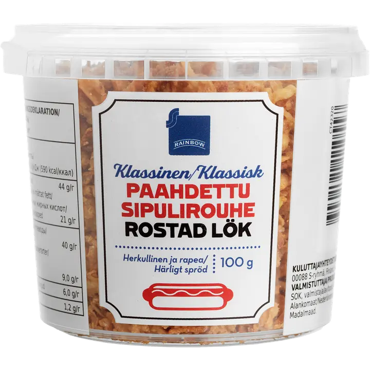 Rainbow paahdettu sipulirouhe 100 g