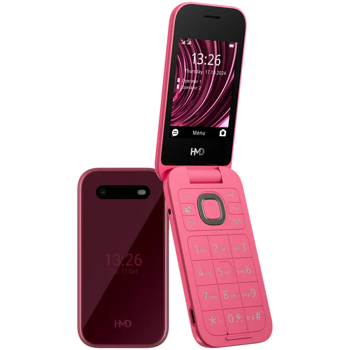 Mobiiltelefon HMD 2660 Flip punane
