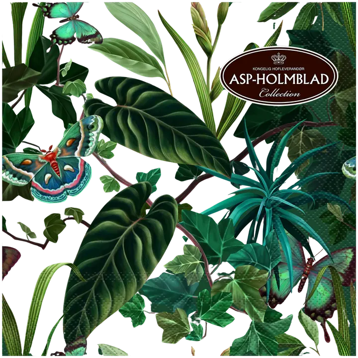 ASP Lautasliina keskiyön viidakko vihreä 33cm