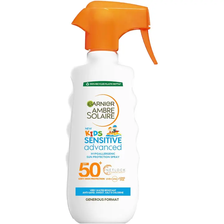 Garnier Ambre Solaire Kids Sensitive Advanced aurinkosuojasuihke SK50+ 300ml