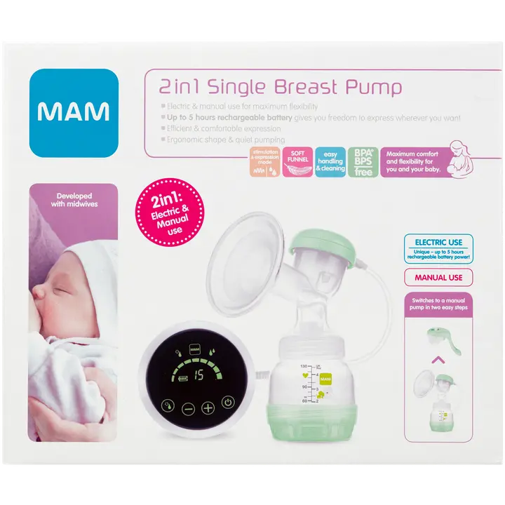 Ainu Mam 2in1 Single Sähkökäyttöinen rintapumppu