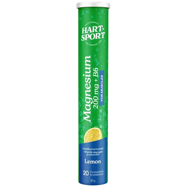 Hart-Sport Magnesium poretabletti lemon 20 tbl