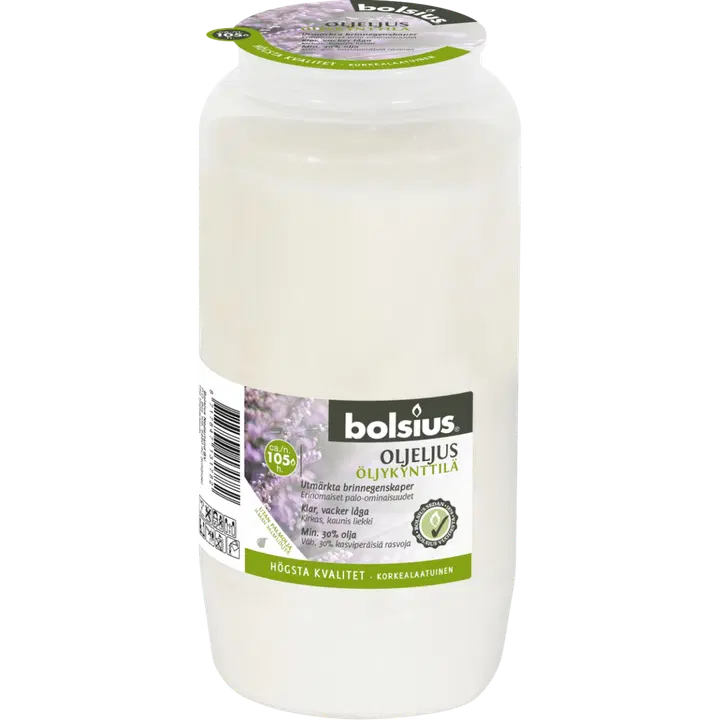 Bolsius iso öljykynttila 100 h
