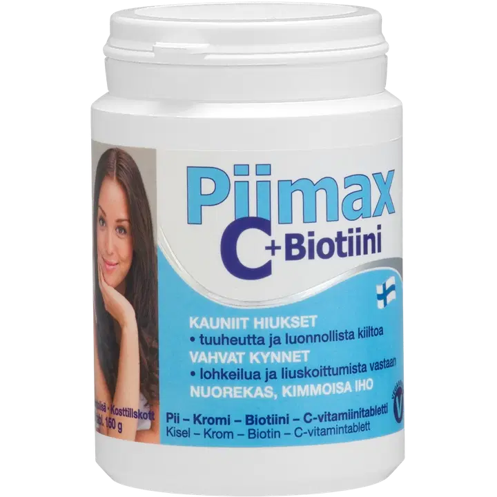 Piimax C + Biotiini pii-kromi-biotiini-C-vitamiinitabletti 300 tabl