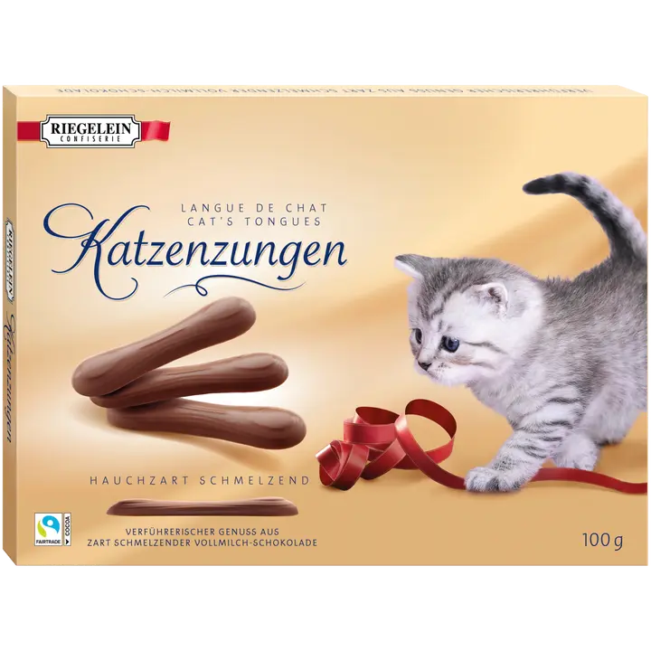 Riegelein kiisukeeled piimašokolaadid 100g