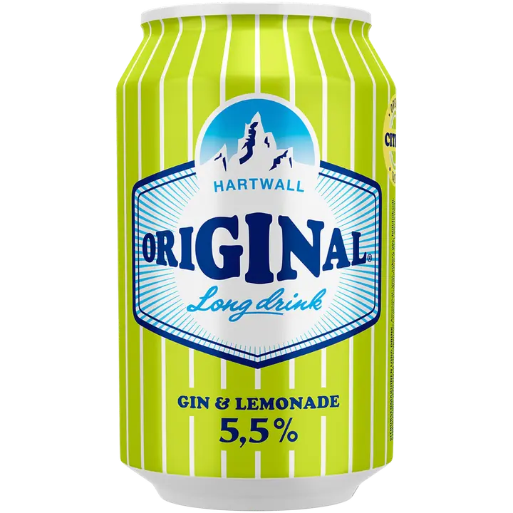 Hartwall Original Long Drink Lemonade muu alkohoolne jook 5,5%vol 330ml
