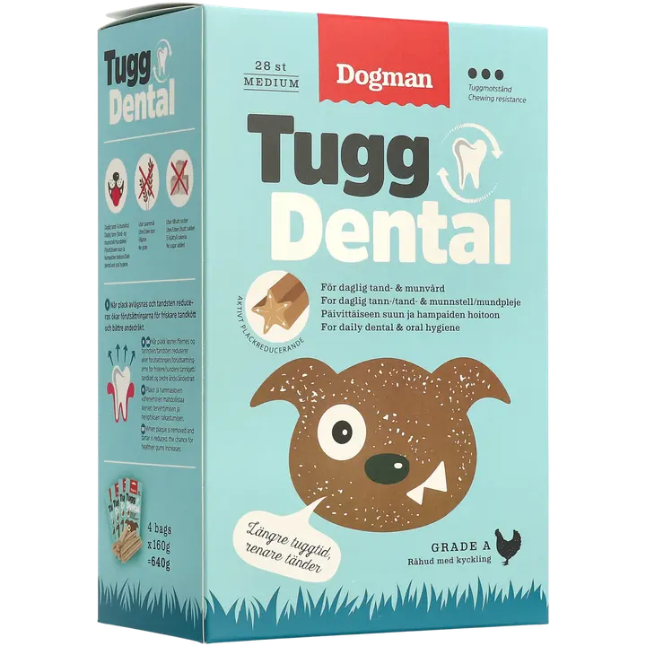 Dogman Tugg Dental 28-pack Medium