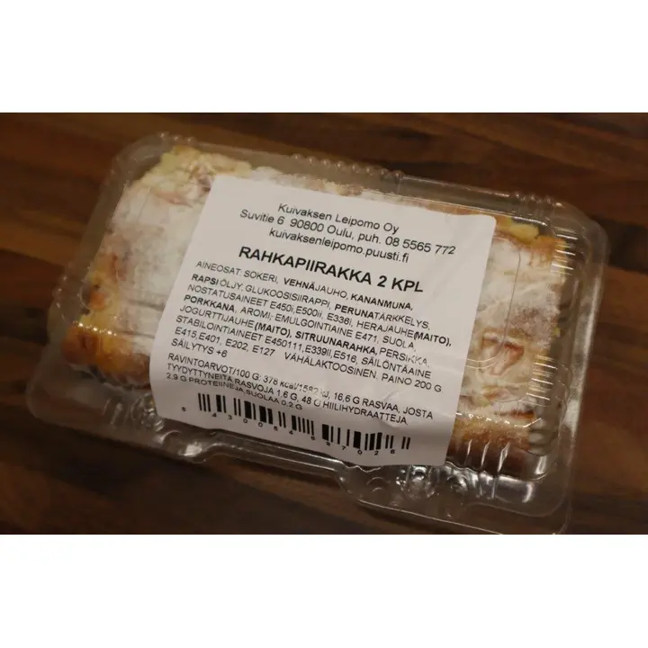 Rahkapiirakka 2 kpl