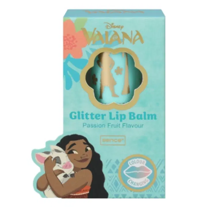 Disney Shelf Display 12pcs Lip Balm 3gr 2ass Glitter Vaiana
