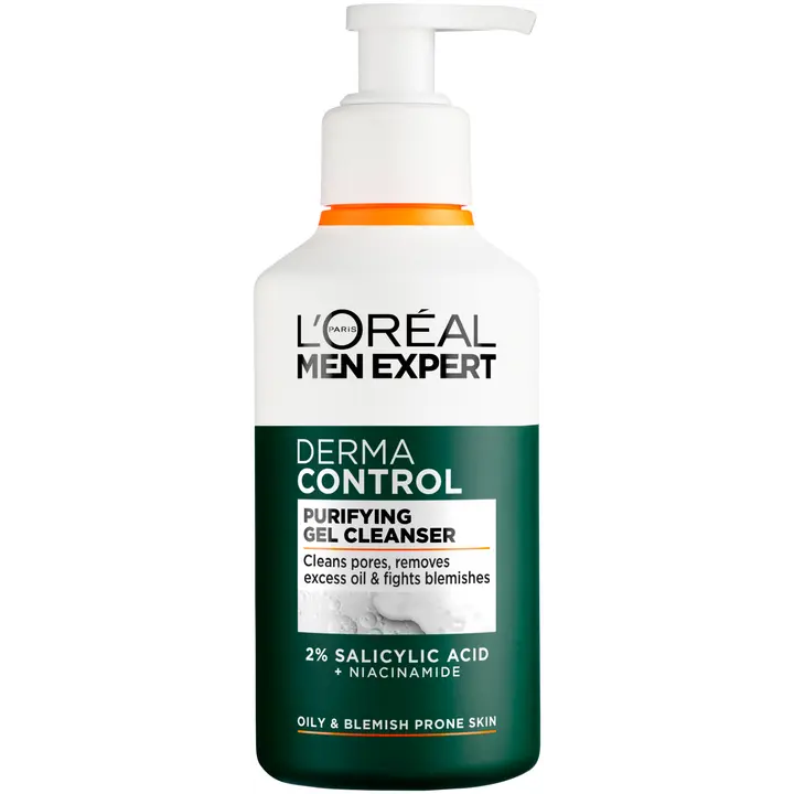 L'Oréal Paris Men Expert Derma Control puhdistusgeeli herkälle iholle 260 ml