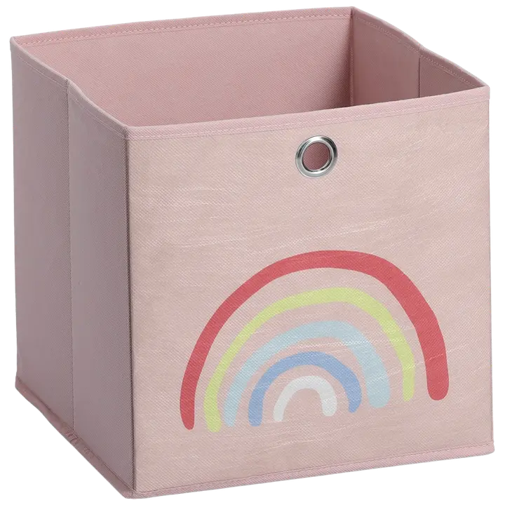 Zeller säilytyskori Sateenkaari 28 x 28 x 28 cm
