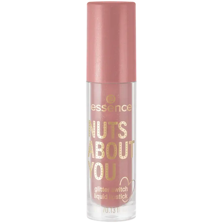 essence NUTS ABOUT YOU glitter switch liquid lipstick 01 Kiss Me Prince! 4 ml