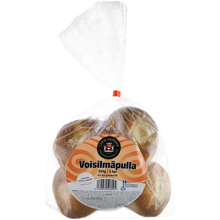 Lapin Leipomo Rehti Voisilmäpulla 5kpl 300g