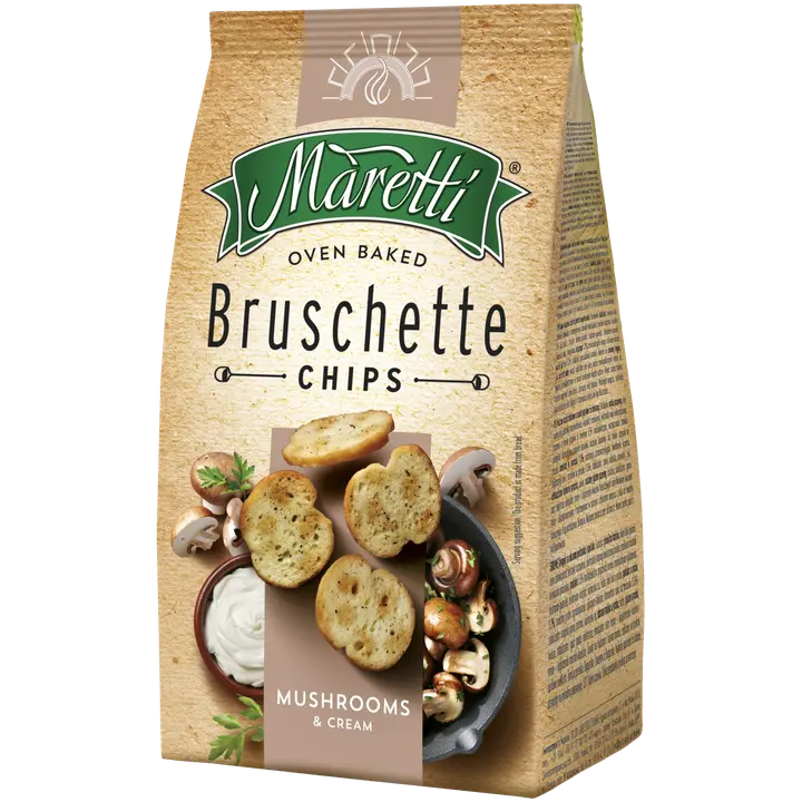 Maretti bruschetta-krõpsud seente ja koorega 70g