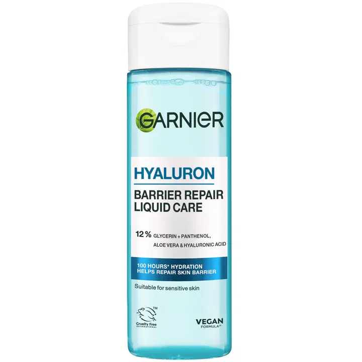 Garnier Hyaluron+ Barrier Repair Liquid Care hoitava kasvovesi herkälle iholle 120ml