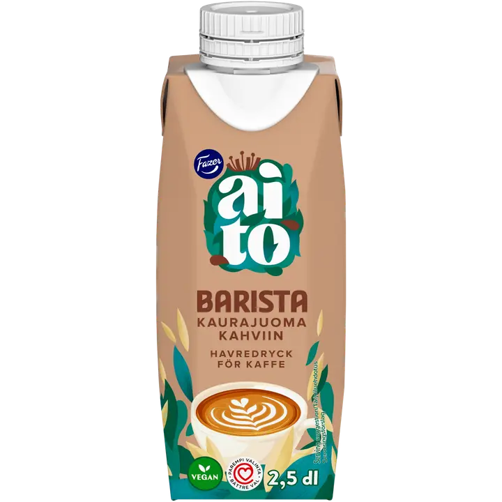 Fazer Aito Kaurajuoma barista 2,5dl