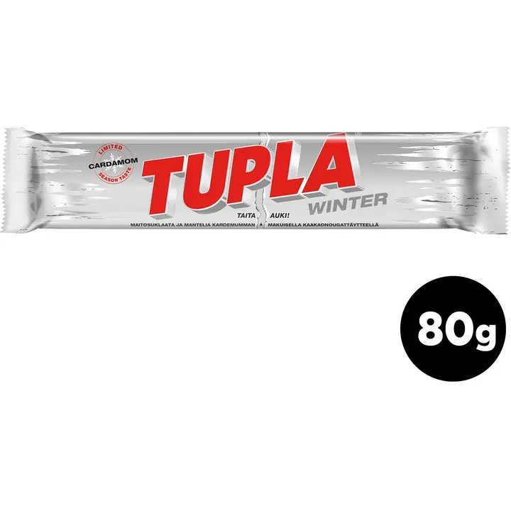 Tupla Winter Cardamom suklaapatukka 80g