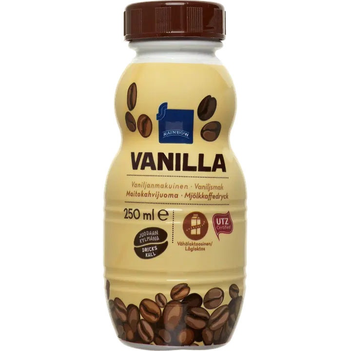 Rainbow Vanilla maitokahvijuoma 250ml