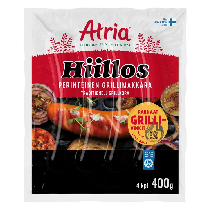 Atria Hiillos Grillimakkara 400g