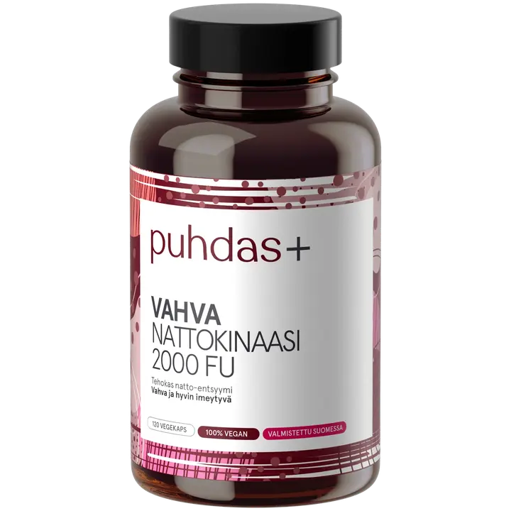 Puhdas+ Vahva Nattokinaasi 2000 FU 120 kaps