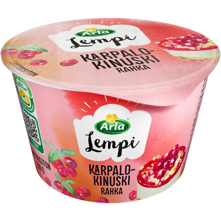 Arla Lempi Karpalo-kinuski rahka 200g laktoositon