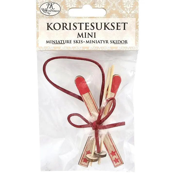 J.K. Primeco Koristesukset mini punainen