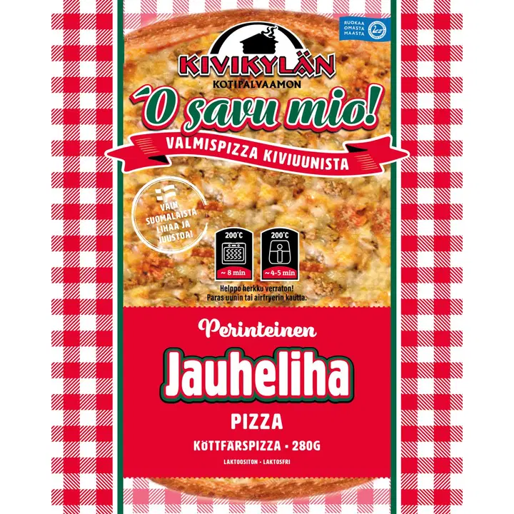 Kivikylän Jauhelihapizza 280 g
