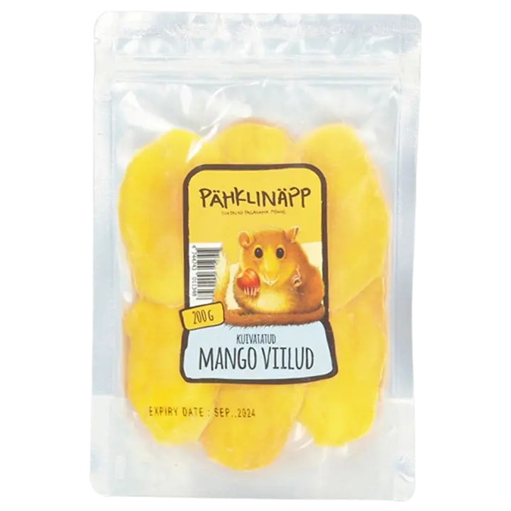 Pähklinäpp kuivatatud mango viilud 200g