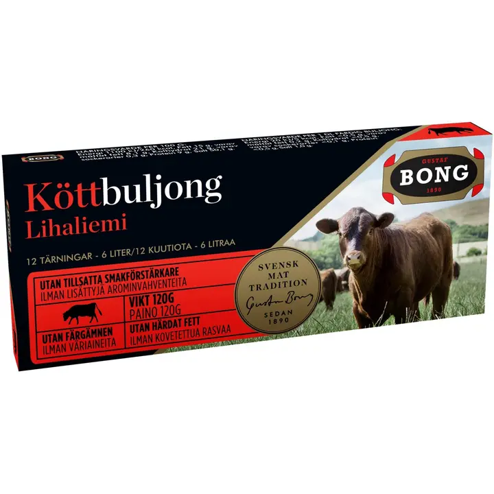 Bong lihapuljongi kuubikud, 12 x 10 g