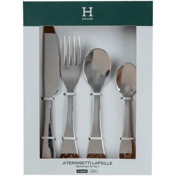 Laste söögiriistad Tähed 4 tk