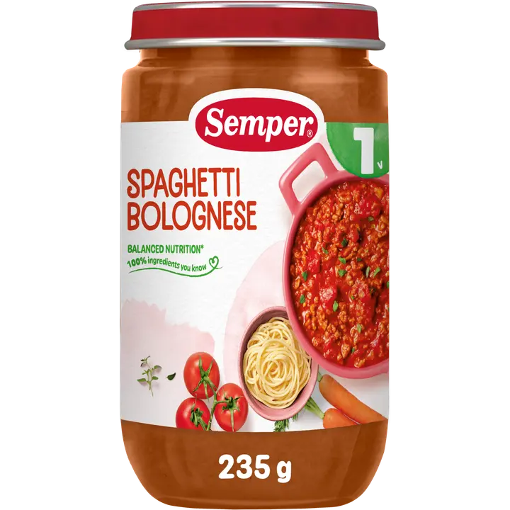 Semper Spagetti Bolognese 1v lastenateria 235g