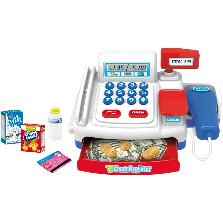 Kassakomplekt valguse ja heliga