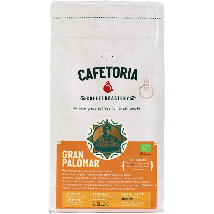 Cafetoria roastery Gran Palomar vaalea 250g kahvipapu