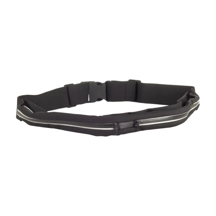 Wave’i kahe tõmblukutaskuga spordivöö must