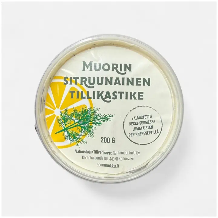 Rantamäenkala Oy Muorin sitruunainen tillikastike 200 g